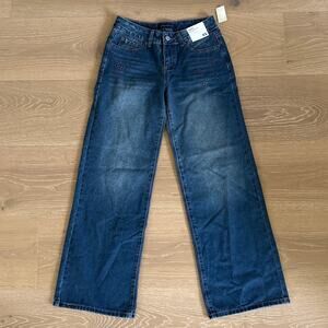 Aeropostale Jeans Baggy Wide Leg Size XS Blue